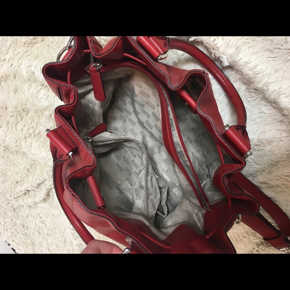 Red Michael Kors purse - Picture 9 of 12